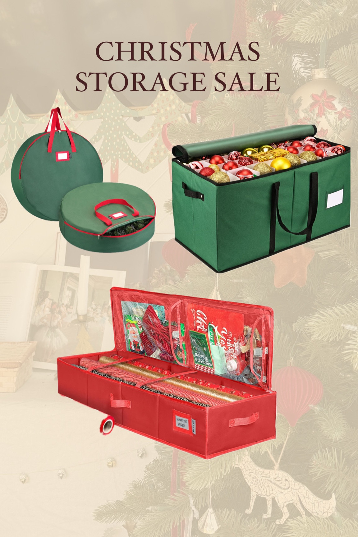 Christmas holiday storage 

#LTKSeasonal #LTKSaleAlert #LTKHome