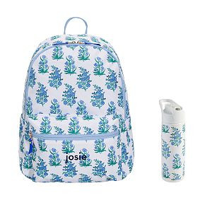 Colby Roller Rabbit Blue Backpack & Water Bottle Bundle | Pottery Barn Teen