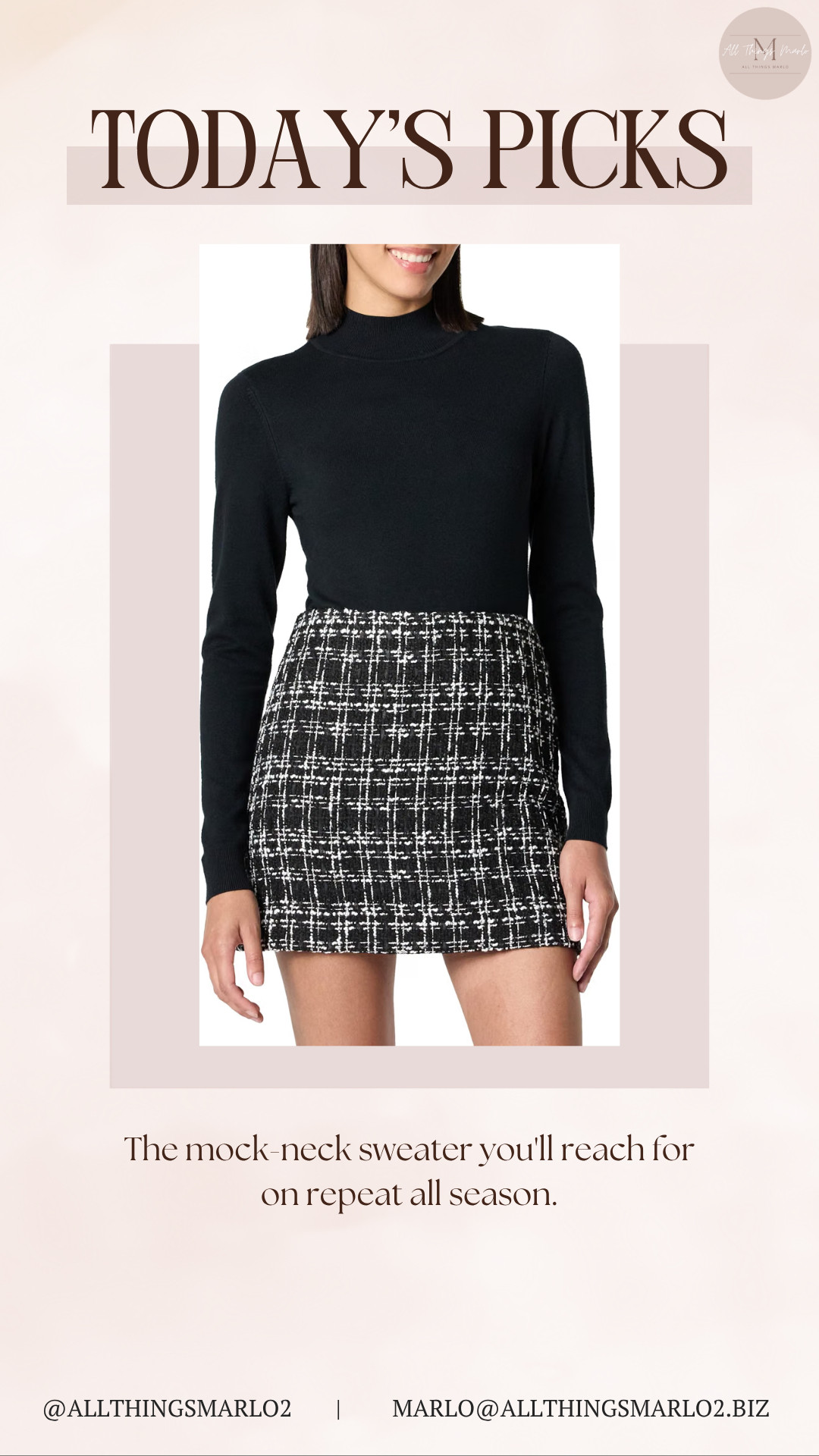 The mock-neck sweater you'll reach for on repeat all season. 

 #LTKSeasonal #LTKWorkwear #LTKTravel