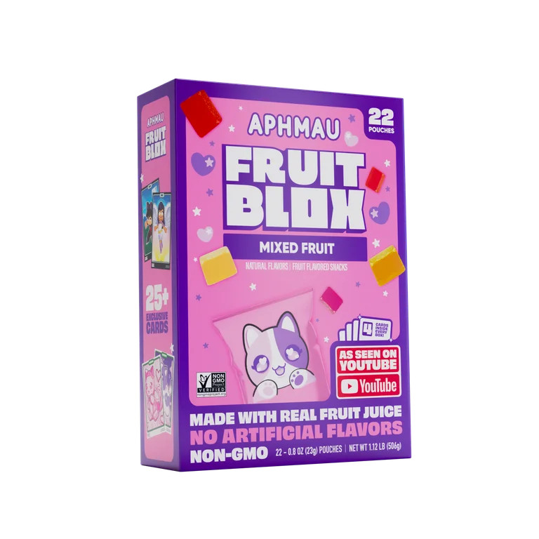 FruitBlox Aphmau Mixed Fruit Snacks, 22 Count | Walmart (US)