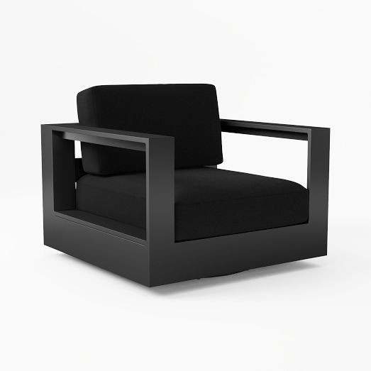 Telluride Aluminum Outdoor Swivel Chair Cushion Covers | West Elm (US)