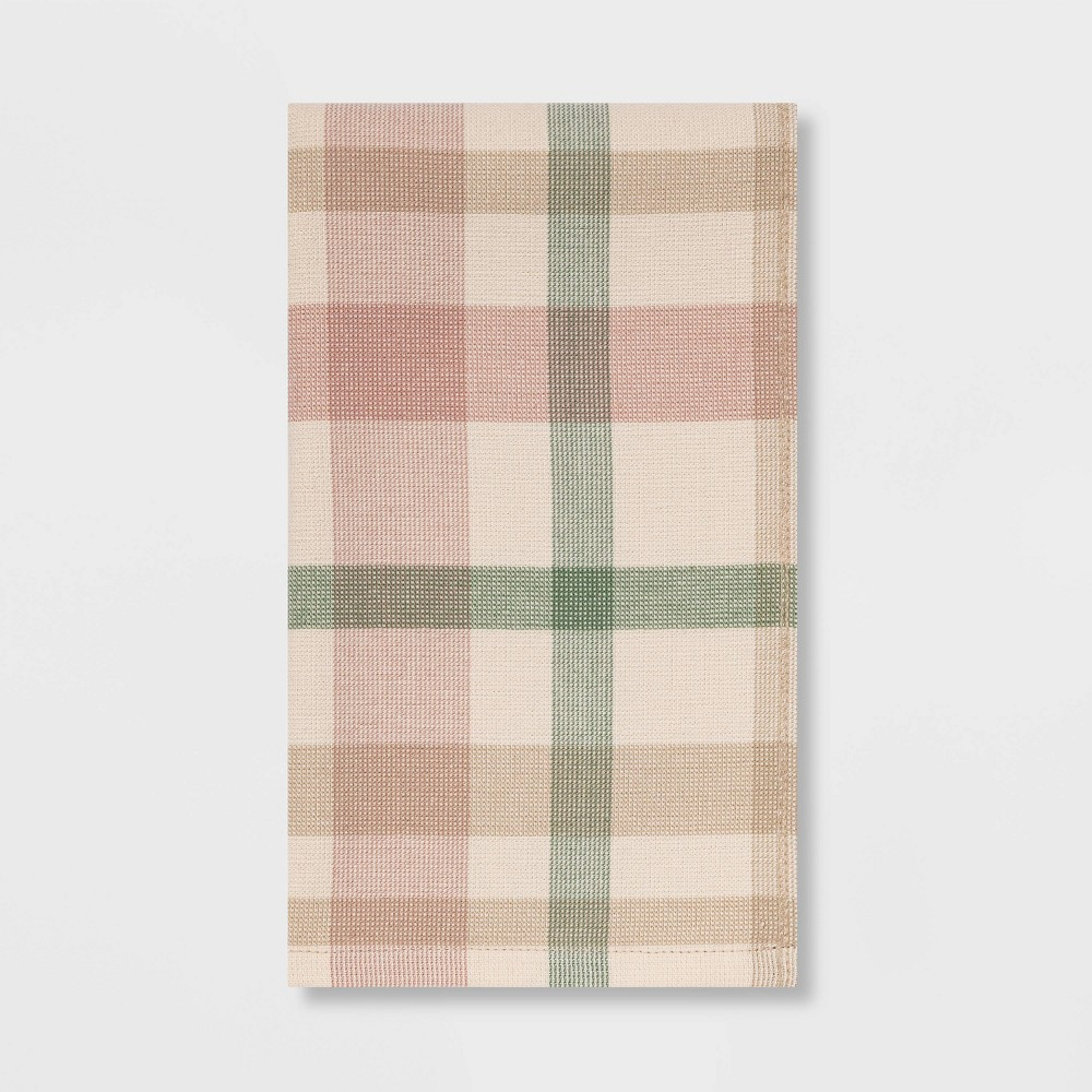 Spring Plaid Hand Towel - Threshold | Target