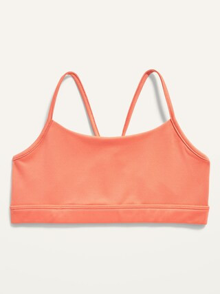 Go-Dry Mesh-Back Sports Bra for Girls | Old Navy (US)
