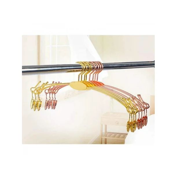 Underwear Bra Clips Hangers Socks Panty Racks Clothes Hanger With Clips Rose Gold - Walmart.com | Walmart (US)