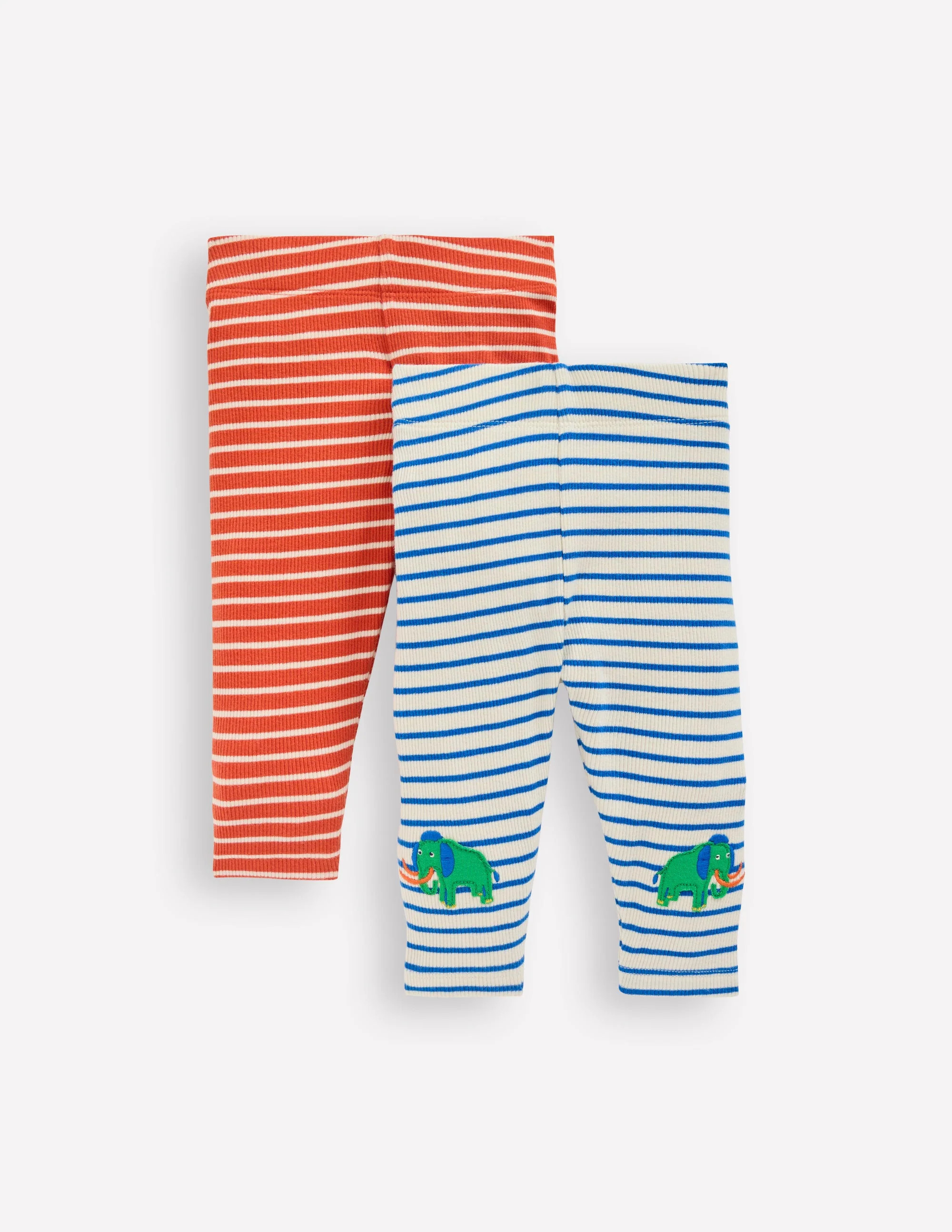 2-pack Ribbed Leggings-Prehistoric Multi | Boden (US)