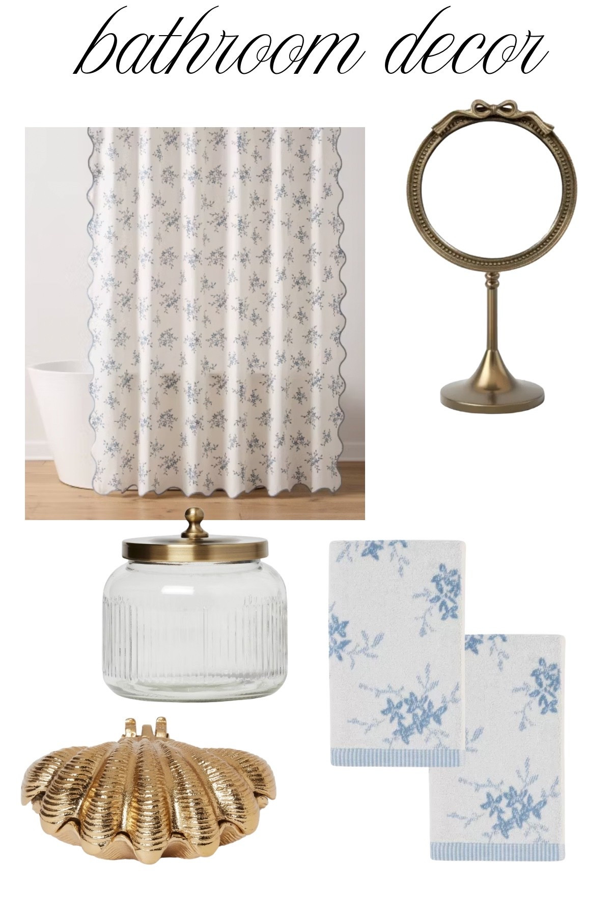 Bathroom decor
Hand towels