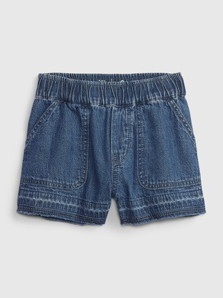 Toddler Pull-On Denim Shorts with Washwell | Gap (US)