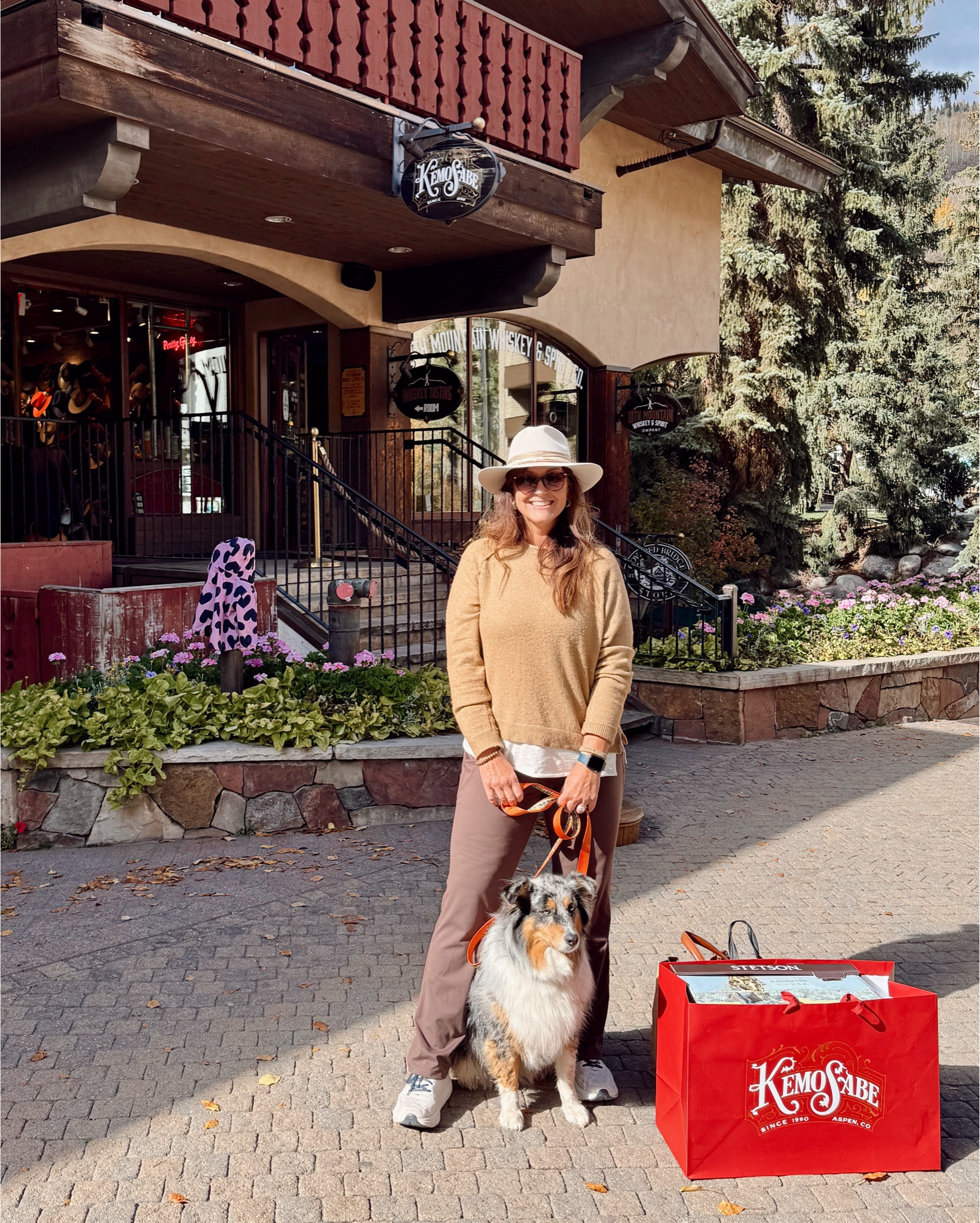 Exploring Vail, CO 
Wearing size medium in leggings, medium in sweater. HOKA’s TTS

#rachealbrush casual style, fall fashion, kemo sabe, Stetson, western casual style 

#LTKMidsize #LTKActive #LTKSeasonal