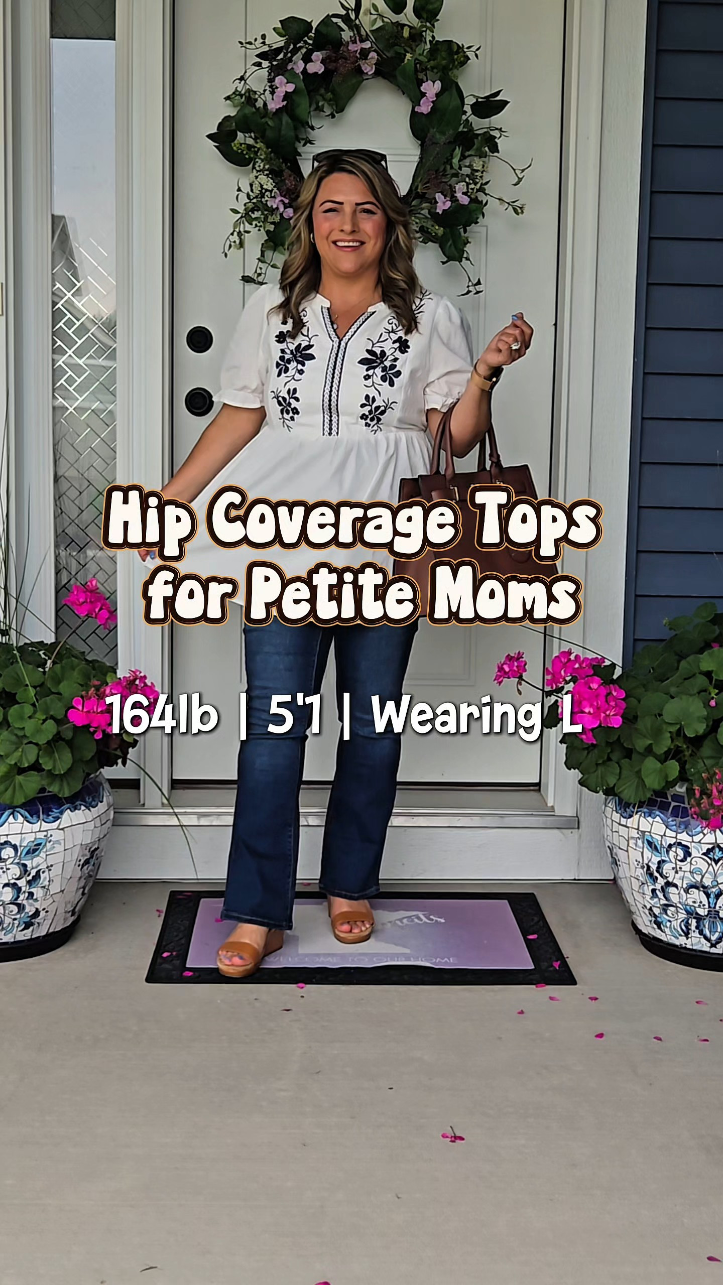 Hip Coverage Tops for Petite Moms 

#LTKPlusSize #LTKPetite #LTKMidsize