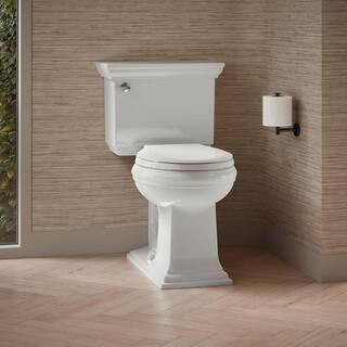 KOHLER Memoirs 12 in. Rough In 2-Piece 1.28 GPF Single Flush Round Toilet in White Seat Not Inclu... | The Home Depot