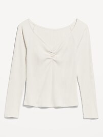 Cinched Rib-Knit Top | Old Navy (US)