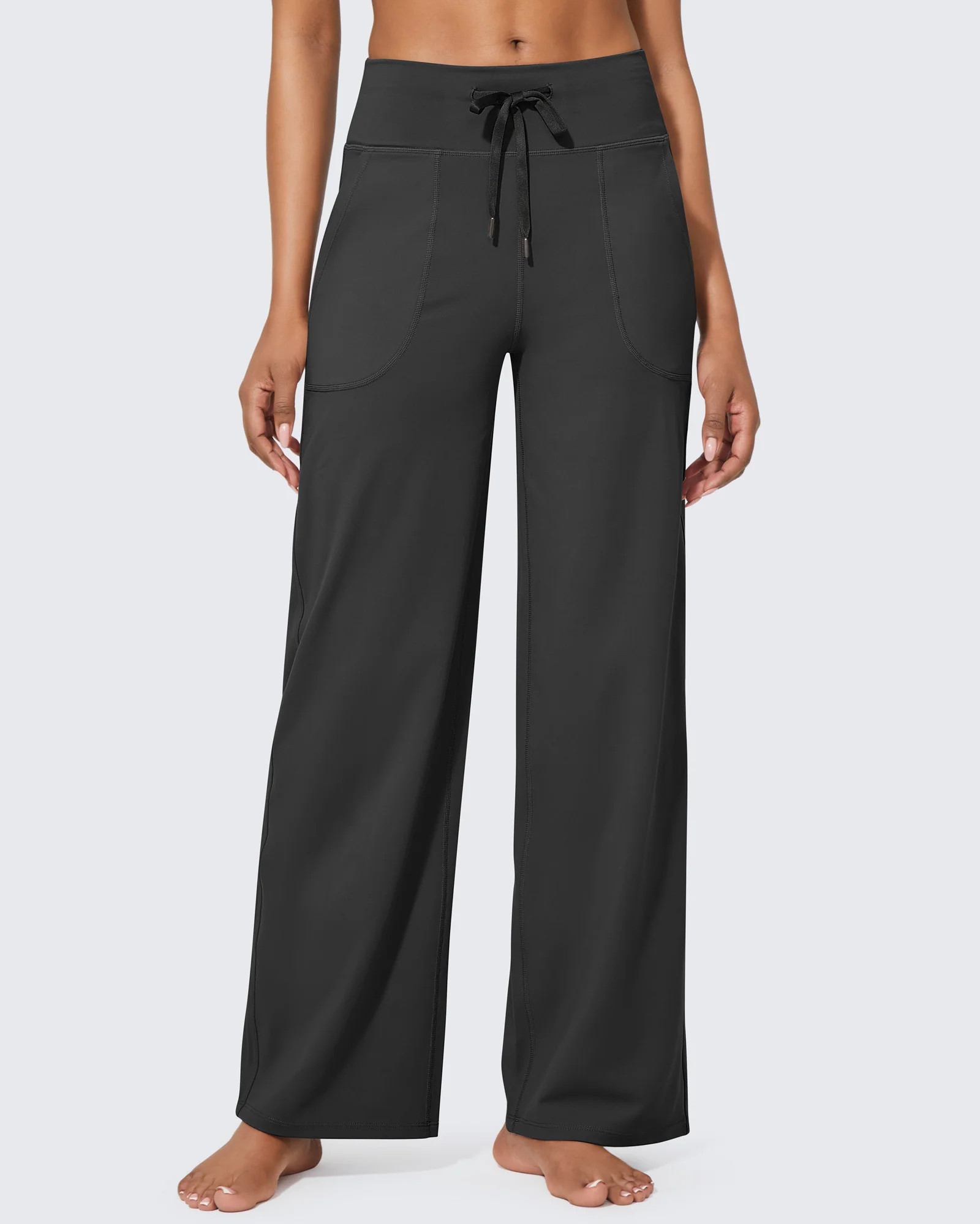 G4free Business Casual High-Waist Wide Leg Pants | g4free activewear