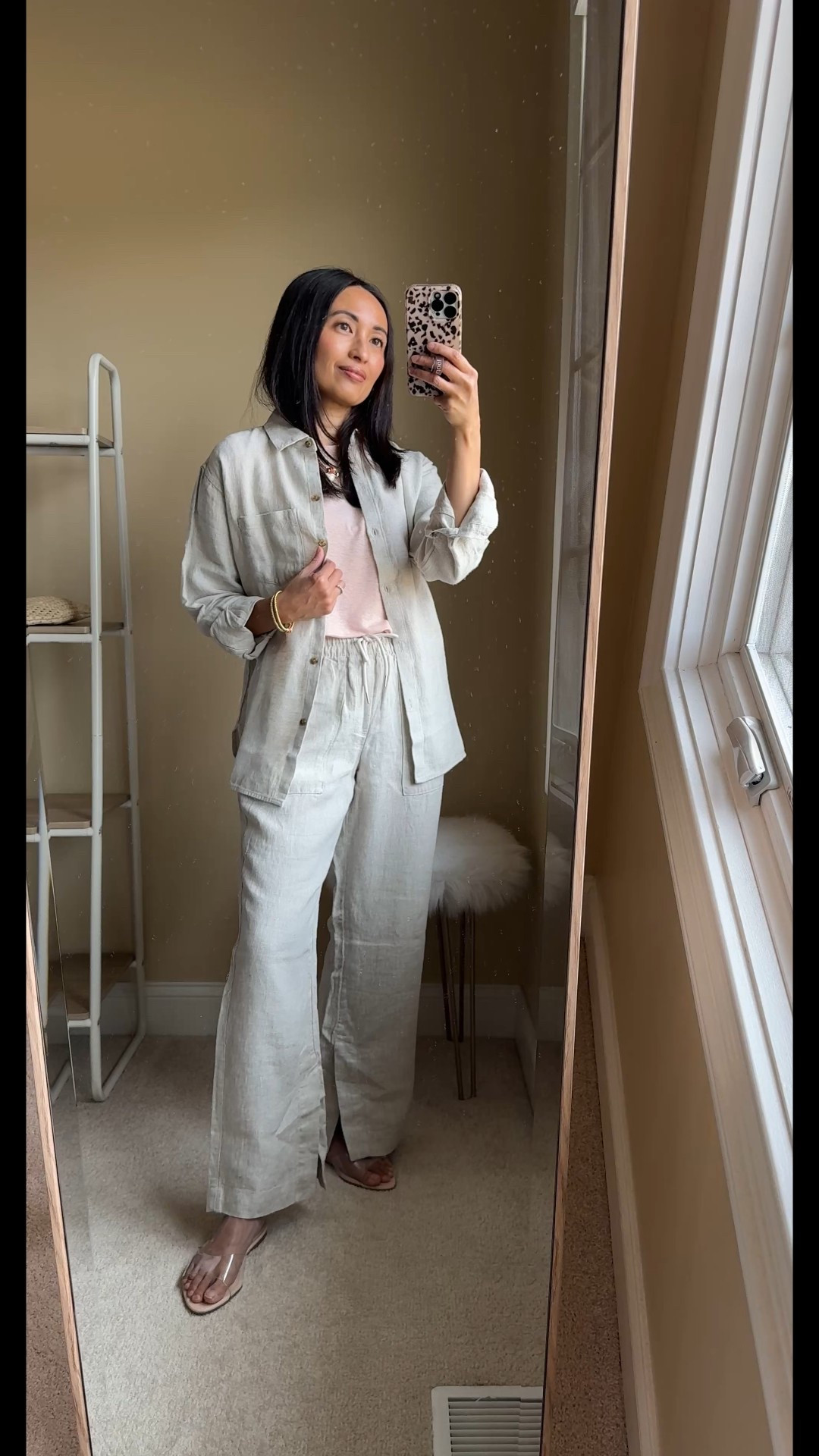 Spring break. Vacation. Resort wear. 
My favorite linen pieces for vacation. 
( Currently on sale 25% off + additional 10% off)
- I recently shared my favorite cotton gauze pieces to pack for vacation. Here are my favorite linen options. 
-I have had these linen tank tops, wide leg pants, button down shirts, and shorts from previous seasons over the years in different colors and the quality is great. 
- Linen tank top has a good cut and can be worn casually with shorts or dressed up with pants. True to size. 
- Wide leg linen pants have good details and the cutest split hem detail. I size down and take the petite length at about 5’4. 
- Button down linen shirt can be worn alone or as a layering piece. True to size. 
- Clear strap sandals have a padded flexible sole and are comfortable. Chic pointed toe design. Also comes in a beautiful brown  True to size. 
- My most worn charm necklace. 
- Stretch bracelets.
- Woven bag in rattan leather. 


#LTKOver40 #LTKootd #LTKTravel