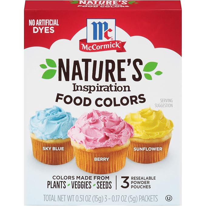 McCormick Nature's Inspiration Food Colors, 0.51 oz | Amazon (US)