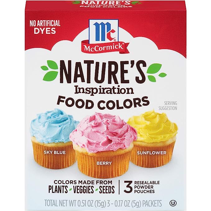 McCormick Nature's Inspiration Food Colors, 0.51 oz | Amazon (US)