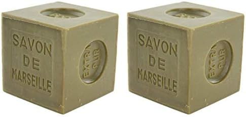 Marius Fabre Marseille Soap, 72% Olive Oil - Pack of 2 X 400g | Amazon (US)