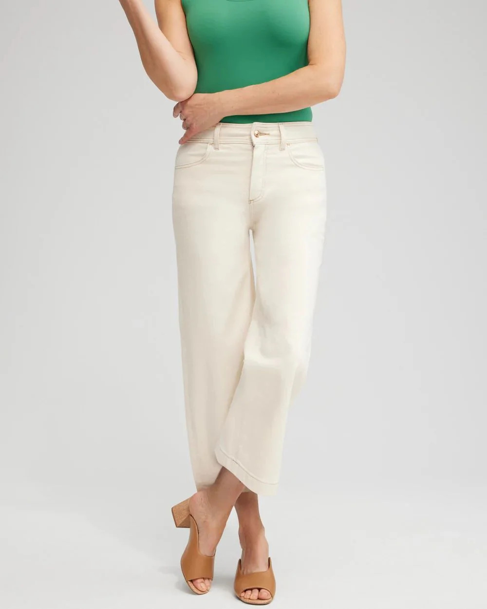 Cropped Wide Leg Jeans | Chico's