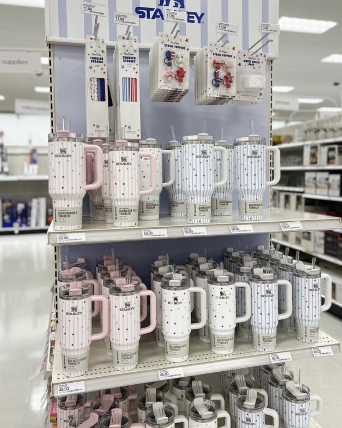 The cutest new patriotic Stanley’s at @Target!  ❤️🤍💙 Multiple sizes and styles to choose from!

#LTKSeasonal #LTKActive #LTKTravel