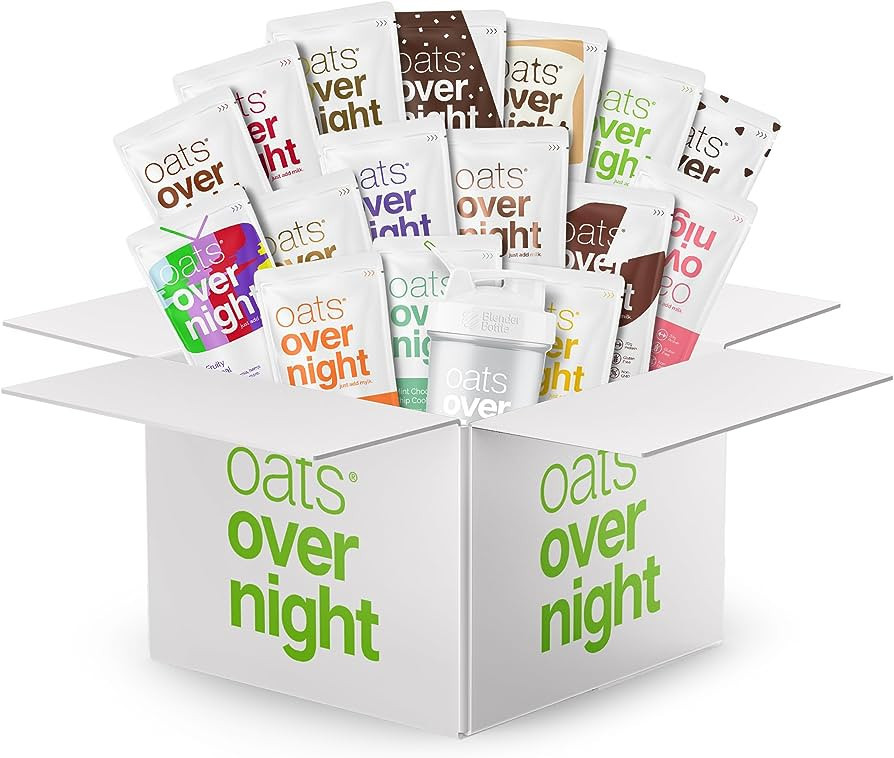 Oats Overnight - Ultimate Variety Pack High Protein, High Fiber Breakfast Shake - Gluten Free, No... | Amazon (US)