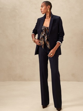 Siena Straight Wool Pant | Banana Republic (US)