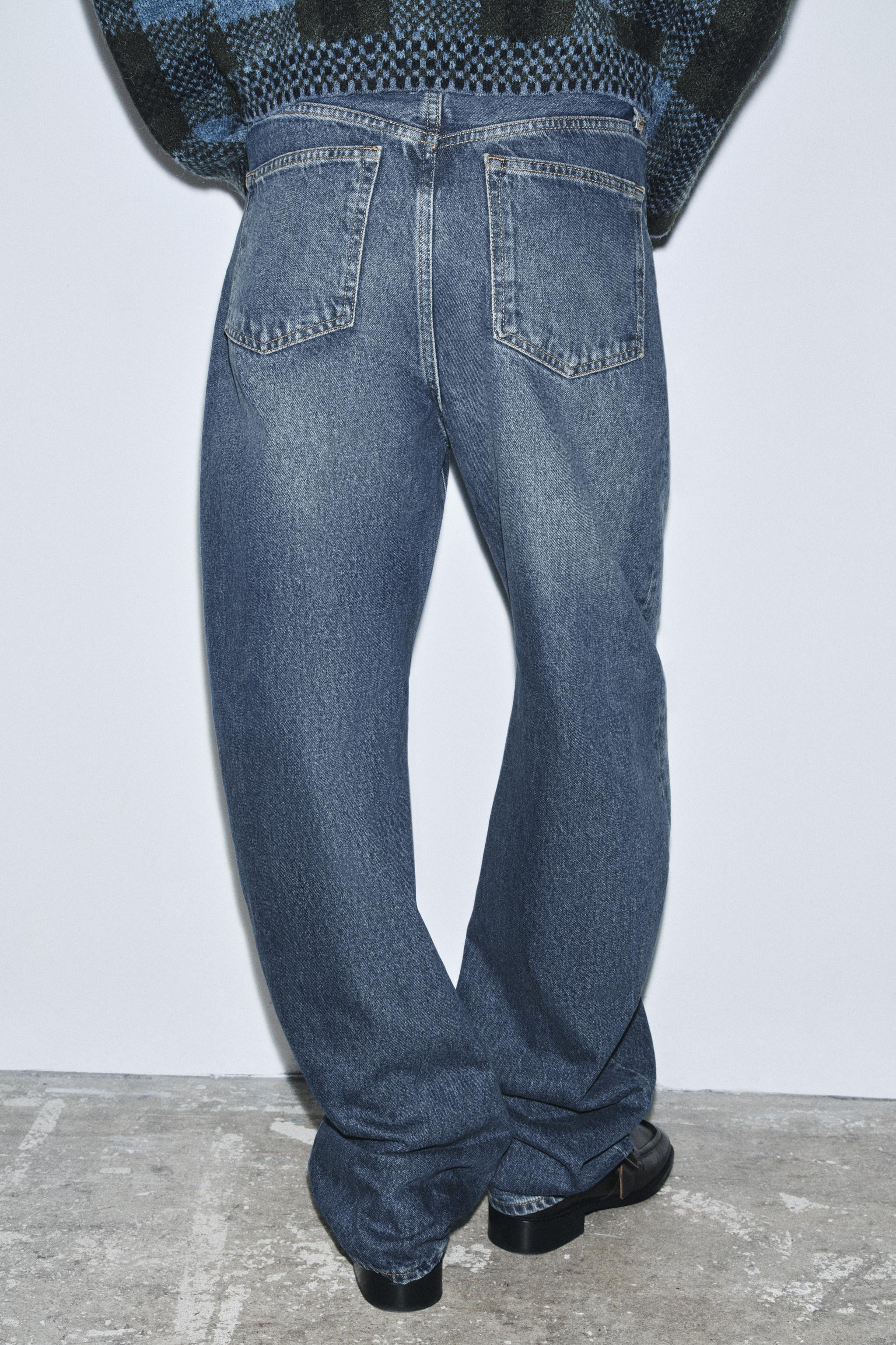 ZW COLLECTION BALLOON HIGH-WAIST JEANS | Zara UK