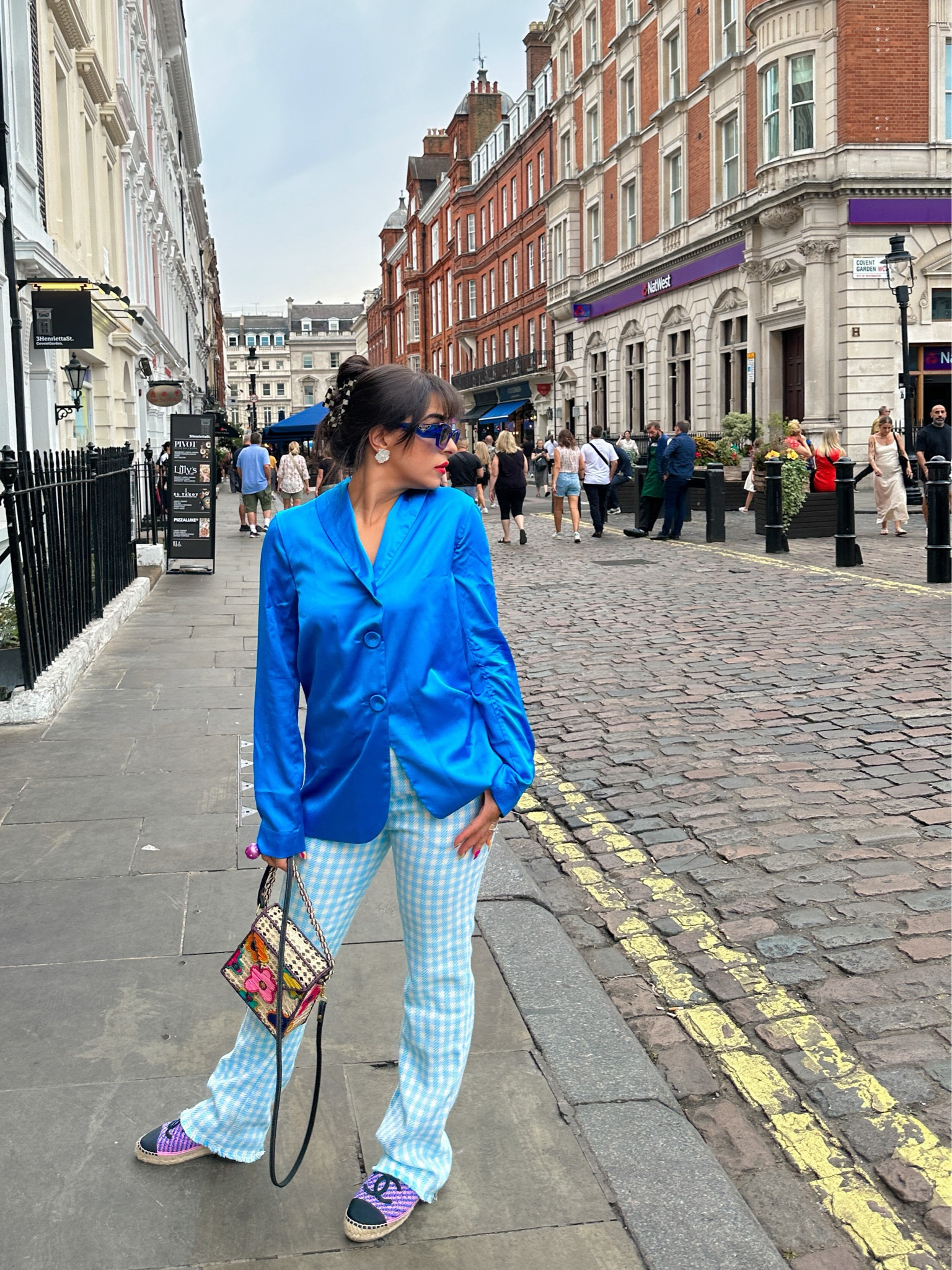 Strolling London on our first day && Loving this relaxed fit!  
•
Shop this look && Follow me on Instagram at @nardinemarie for more Colorful Style finds! 

#LTKeurope #LTKstyletip #LTKU