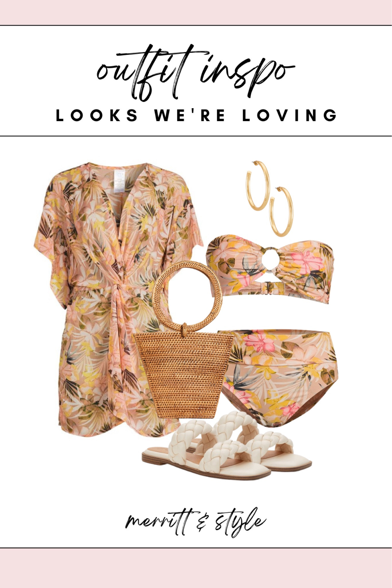 Walmart outfit idea summer swimsuit outfit high waisted swimsuit Walmart fashion 

#LTKsalealert #LTKstyletip #LTKswim