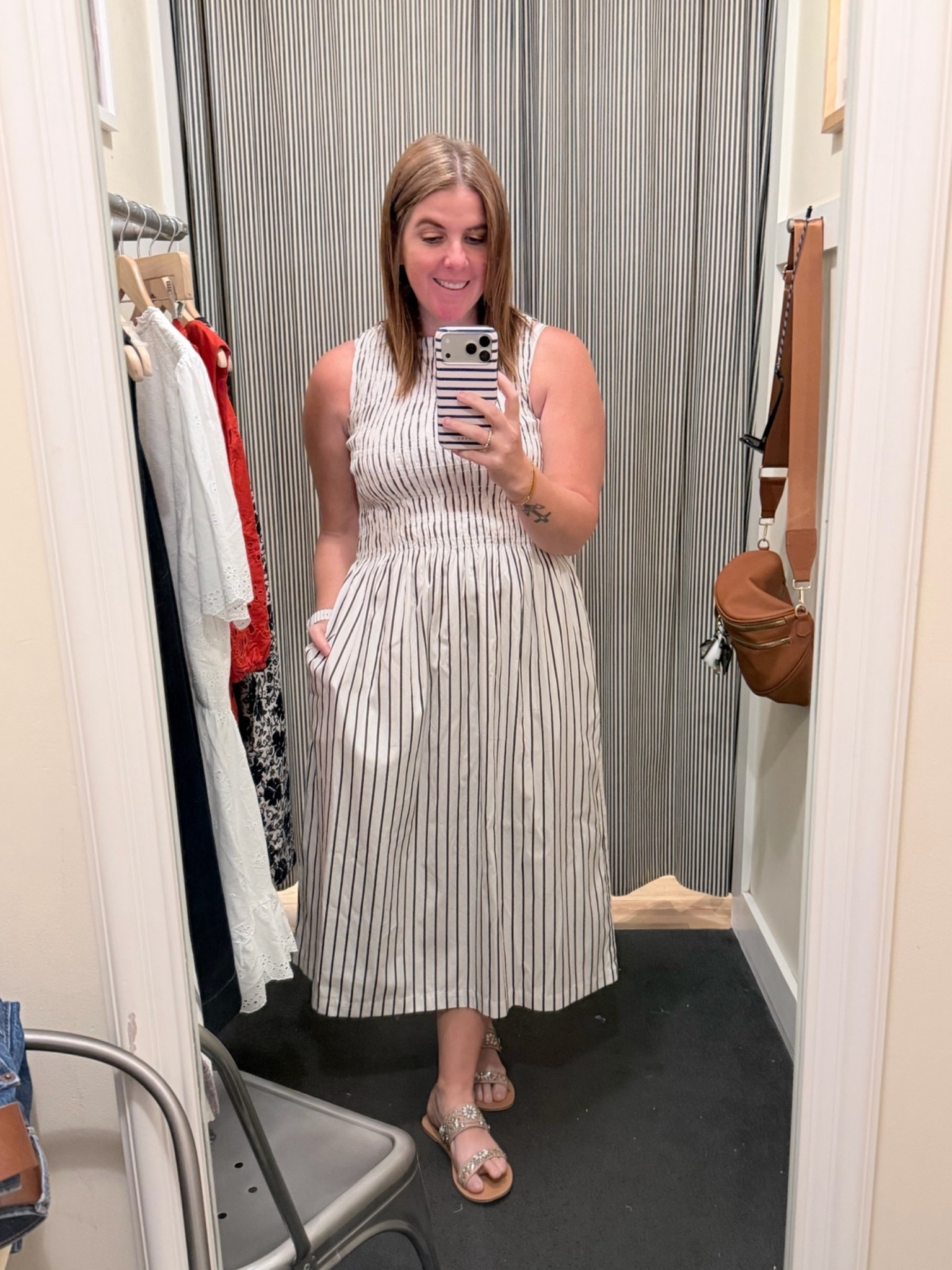 The perfect midi dress for you to style all summer long! This dress runs TTS and it’s on sale for $129.99. You do get an additional 50% off the sale price with code EXTRAEXTRA!

#LTKSaleAlert #LTKSeasonal #LTKMidsize