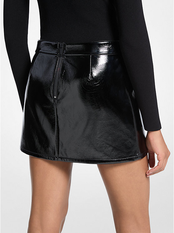 Patent Micro Mini Skirt | Michael Kors US