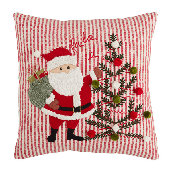 Fa la la santa pillow | Mud Pie