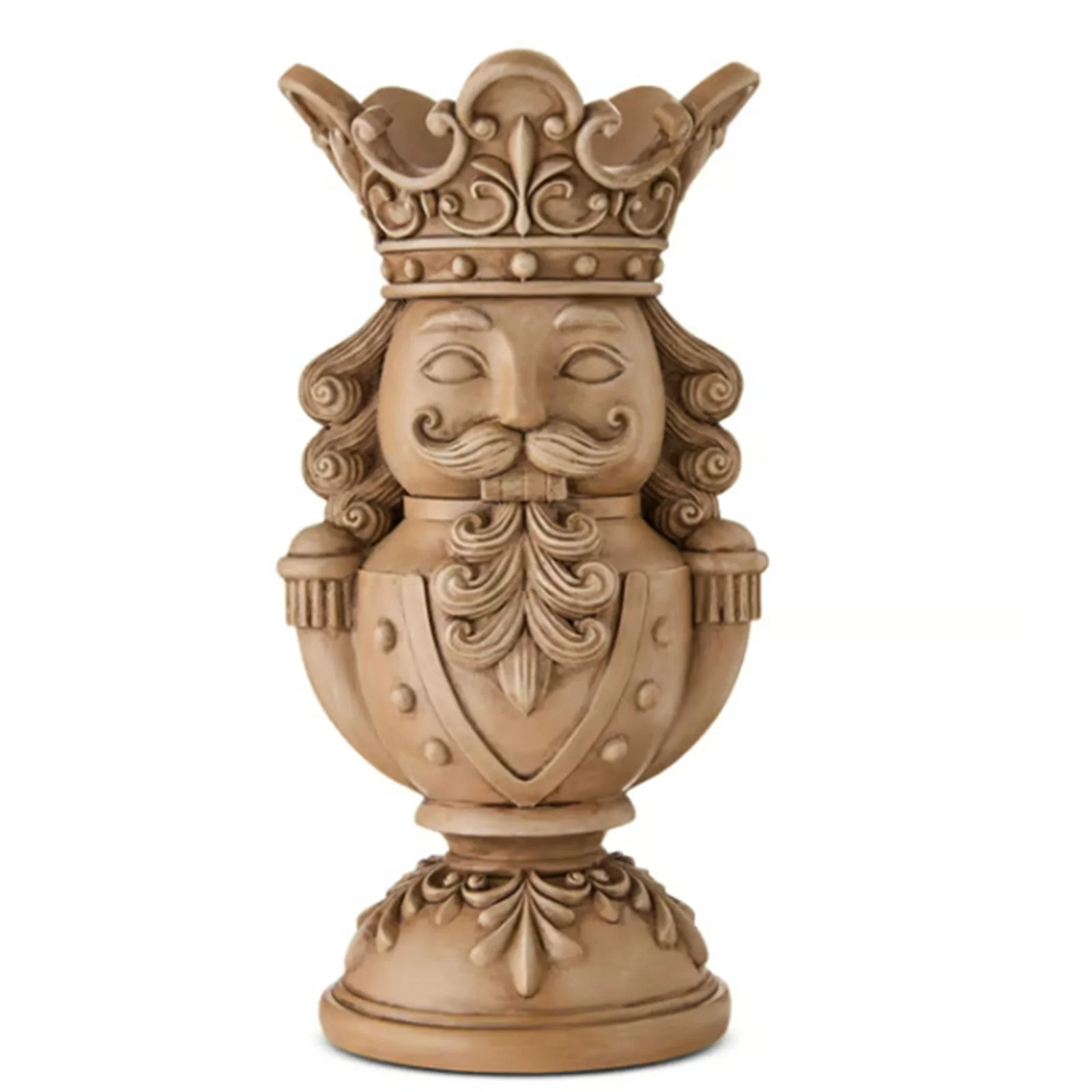 Nutcracker Christmas Decor, Vintage Resin Christmas Pillar Candle Holder for Holiday Xmas Home Ta... | Walmart (US)