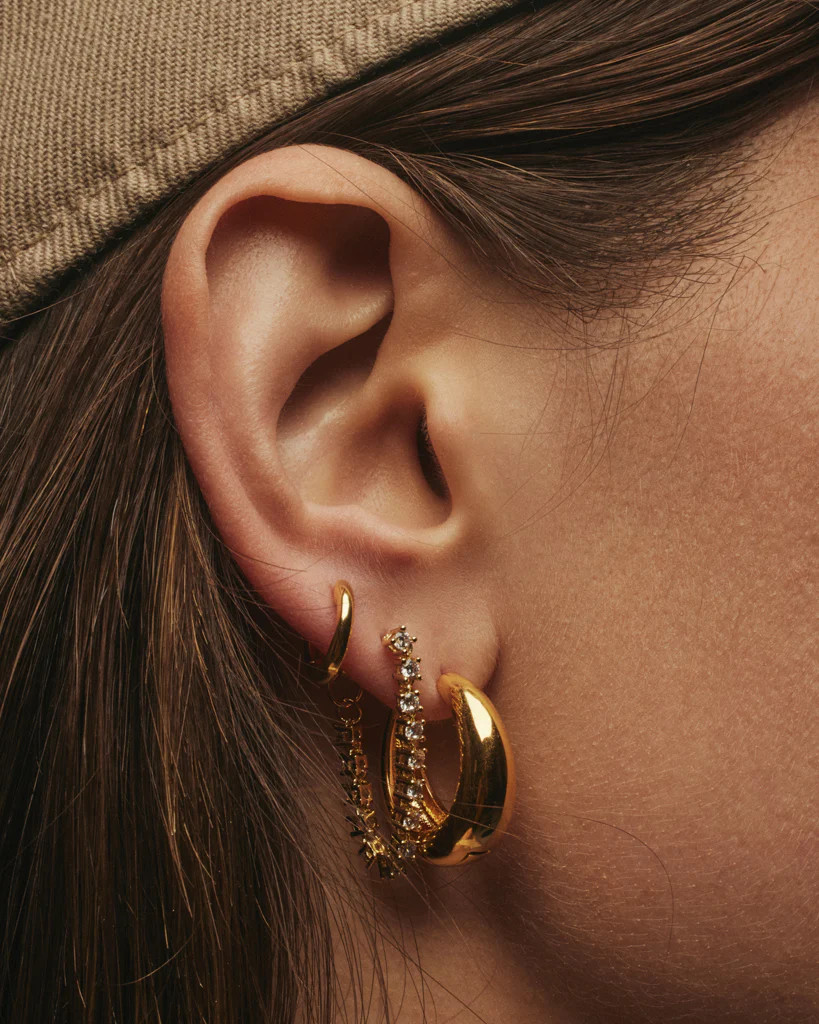 Marbella Hoops- Gold (Ships Mid October) | Luv Aj Inc.