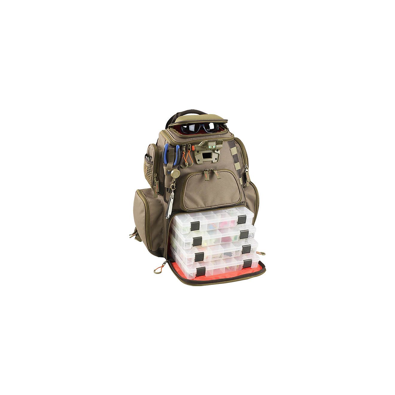 Wild River® Tackle Tek™ Nomad Lighted Fishing Backpack | Academy | Academy Sports + Outdoors