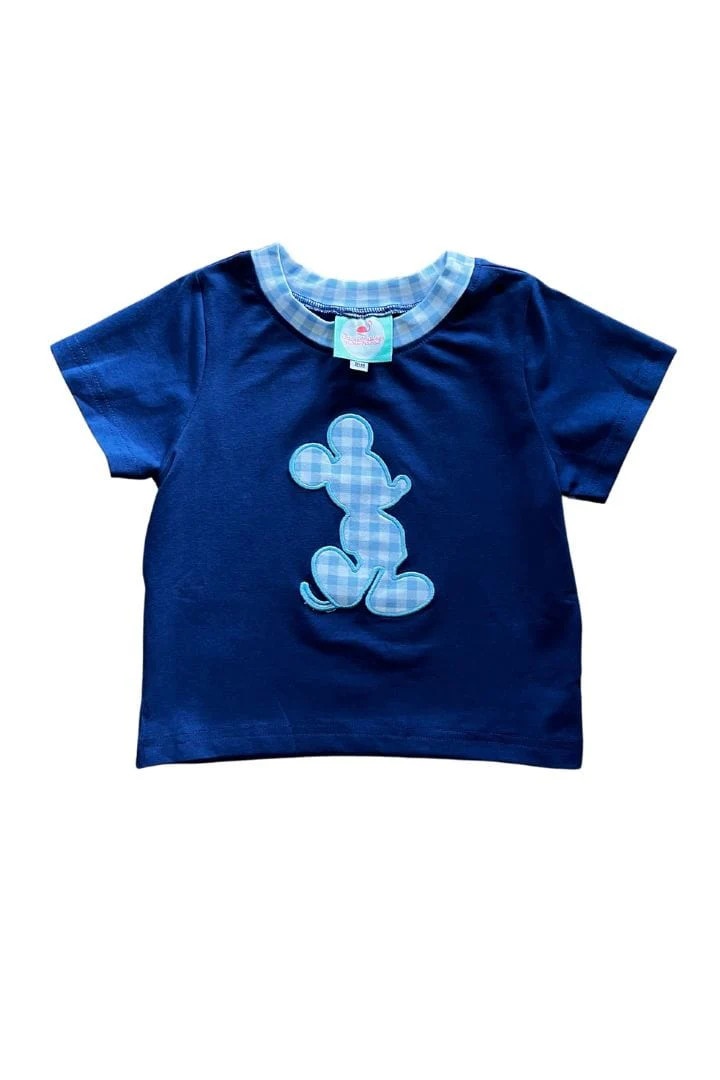 Mouse Appliqué T-shirt | The Smocked Flamingo