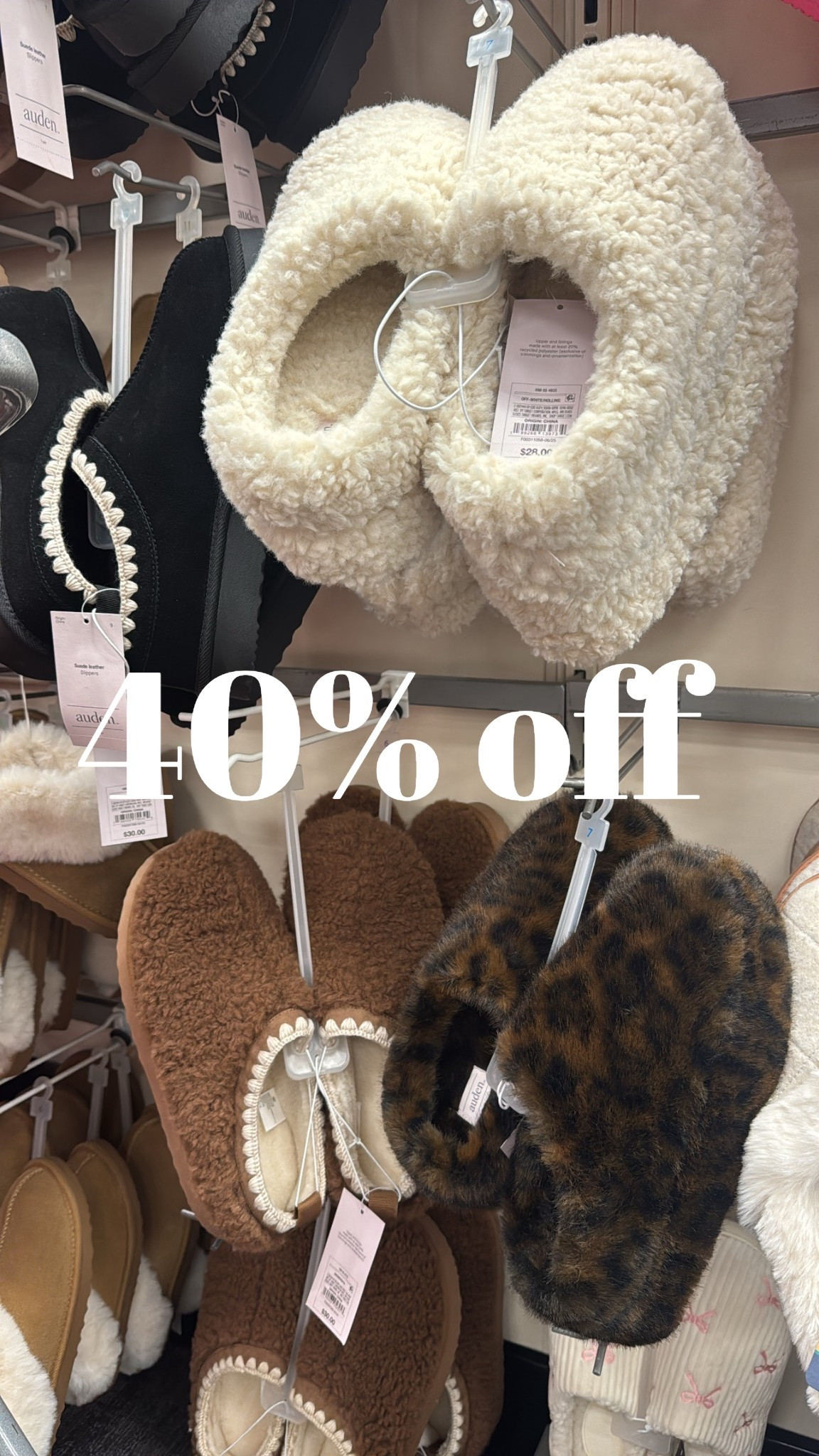 Auden slippers 40% off Target Deals 

#LTKGiftGuide #LTKSaleAlert #LTKHoliday