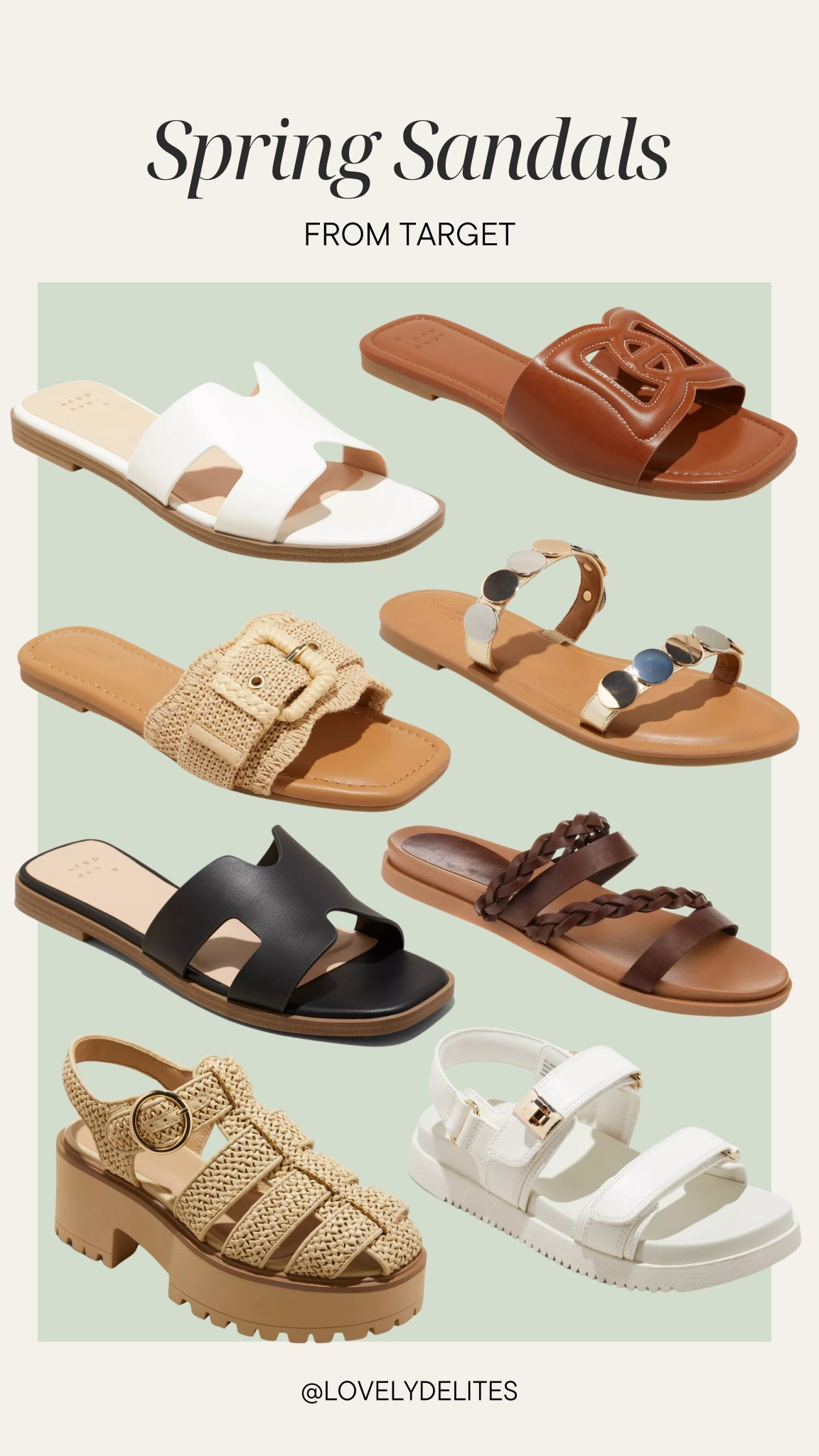 Spring sandals from Target that I’m loving!