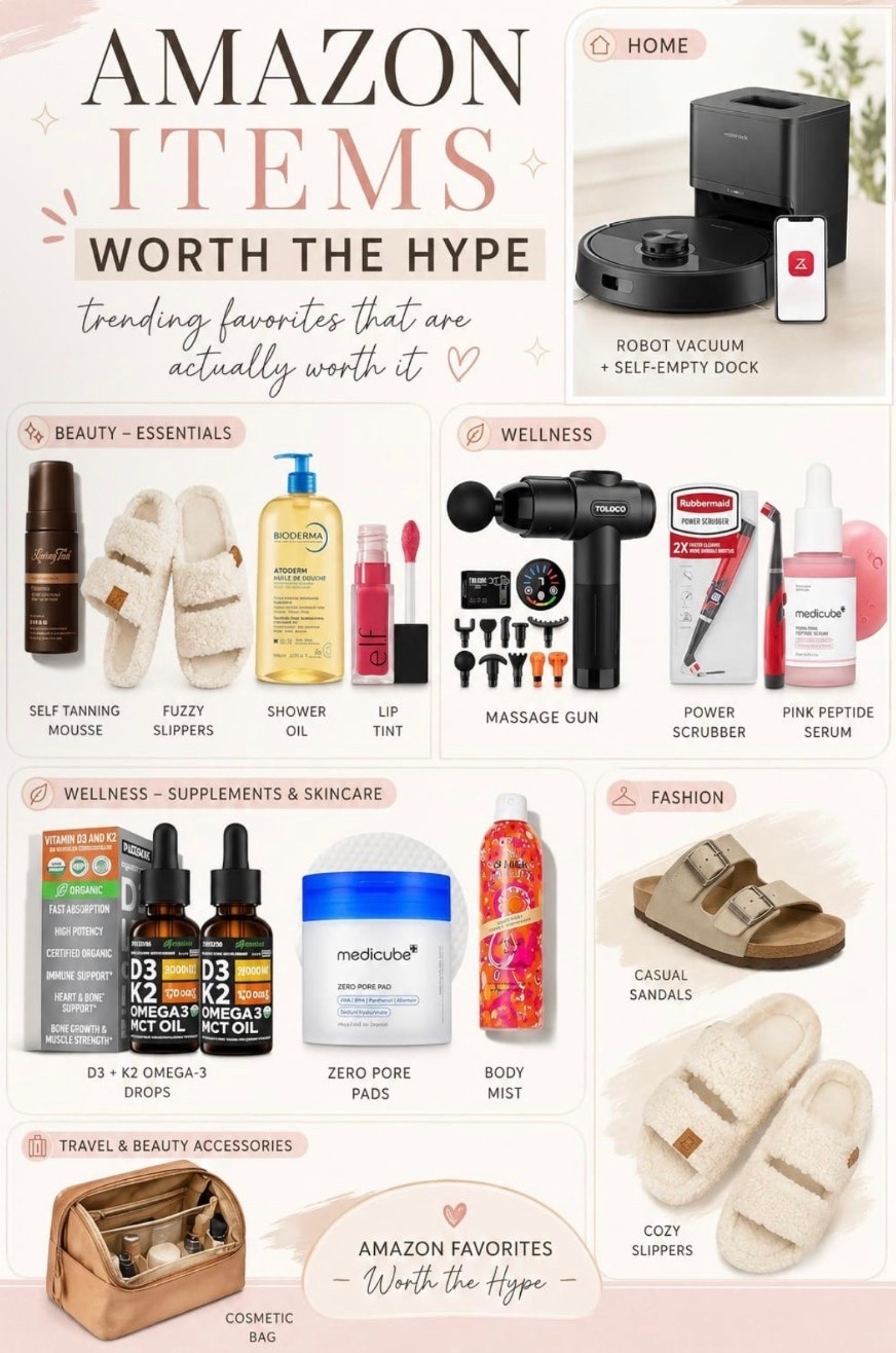Amazon Favorites that are worth the hype

#LTKselfcare #LTKSaleAlert #LTKBeauty