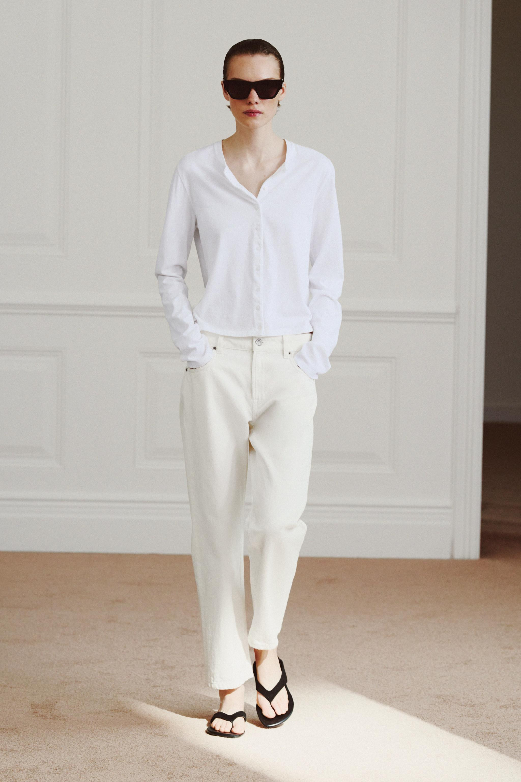 100% COTTON BUTTON-UP T-SHIRT | Zara UK