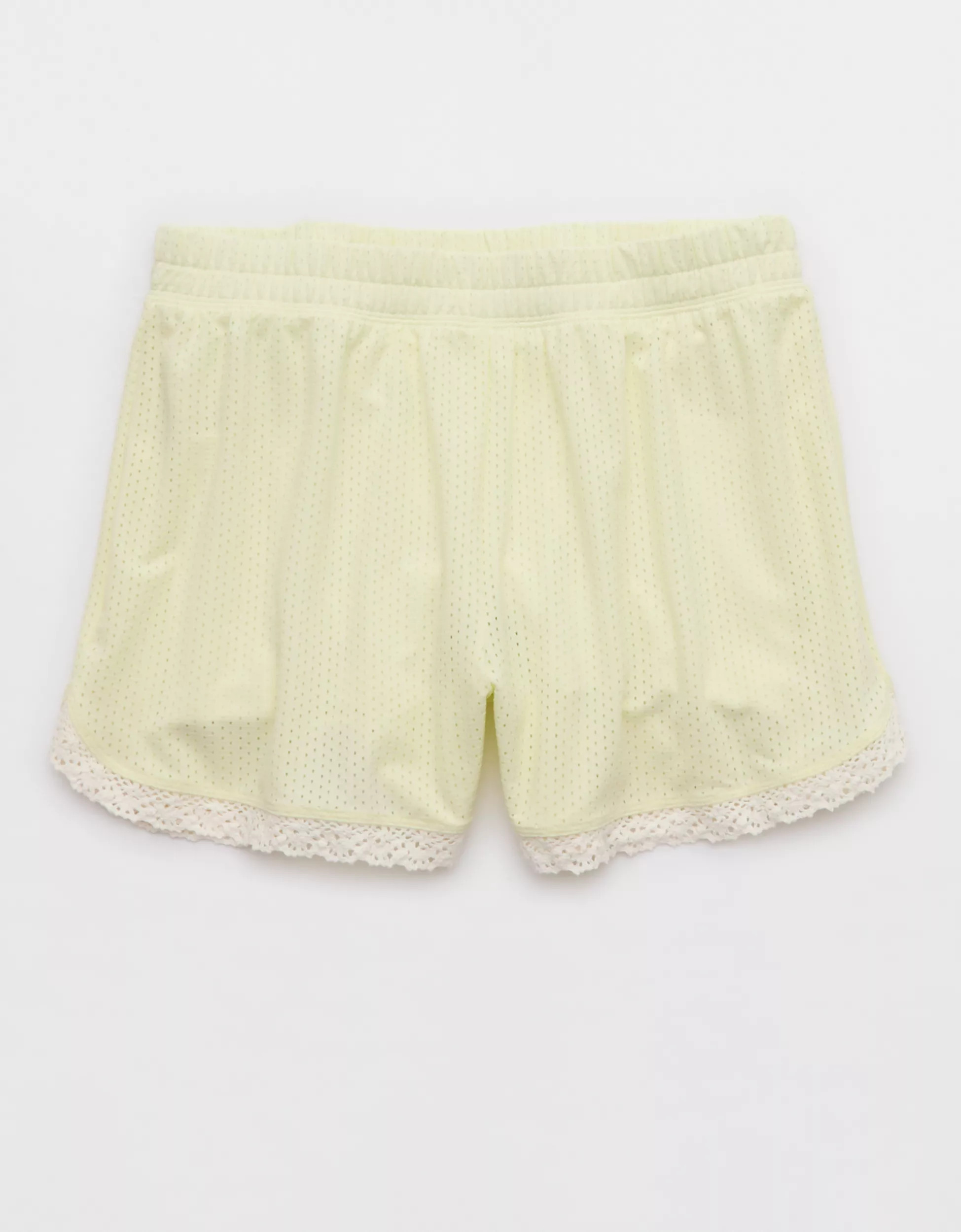OFFLINE By Aerie Mesh Lace Short | Aerie