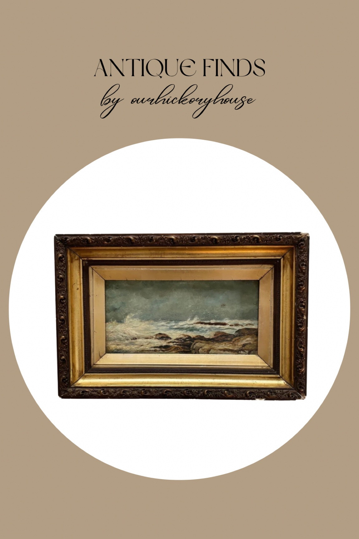 Antique oil painting with neutral colors - tans, blues, taupes and cream


Antique artwork, oil painting, vintage art, brass frame,  gold frame 

#LTKstyletip #LTKsalealert #LTKhome