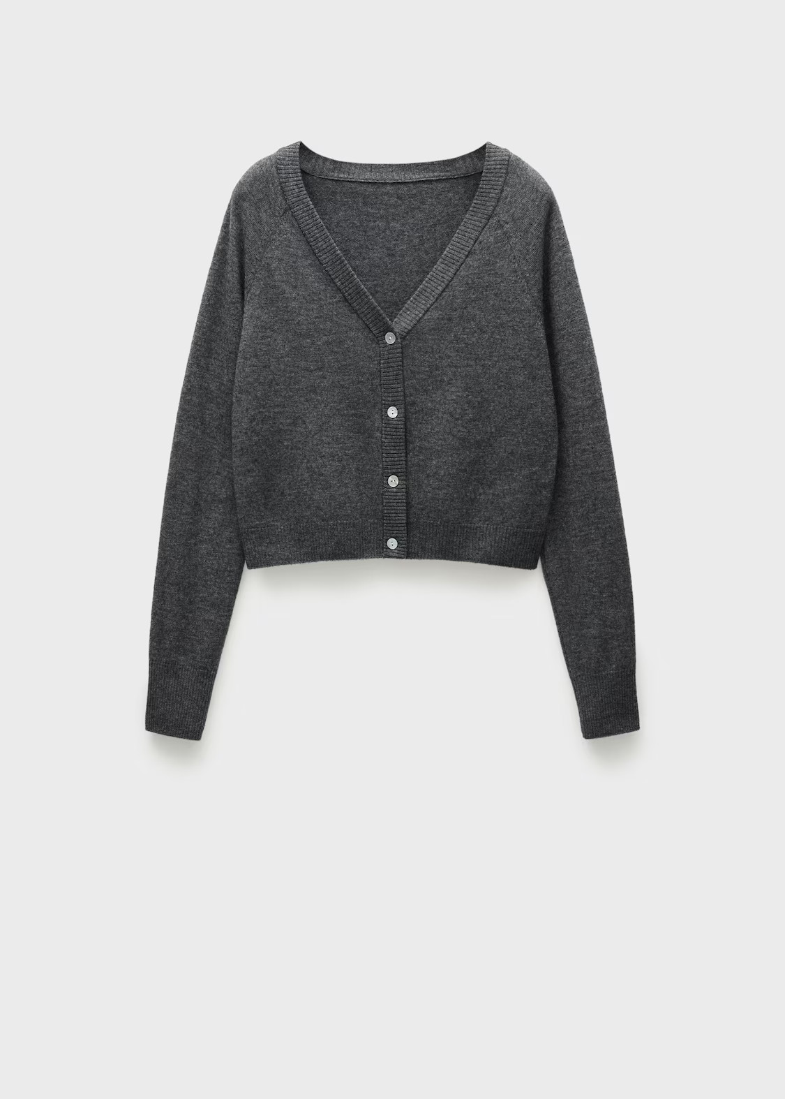 Cardigan 100% wool buttons | MANGO (UK)