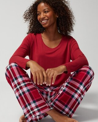 Long-Sleeve Top + Pants Set | SOMA