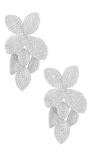 Alisa Drop Earring in Silver | Revolve Clothing (Global)