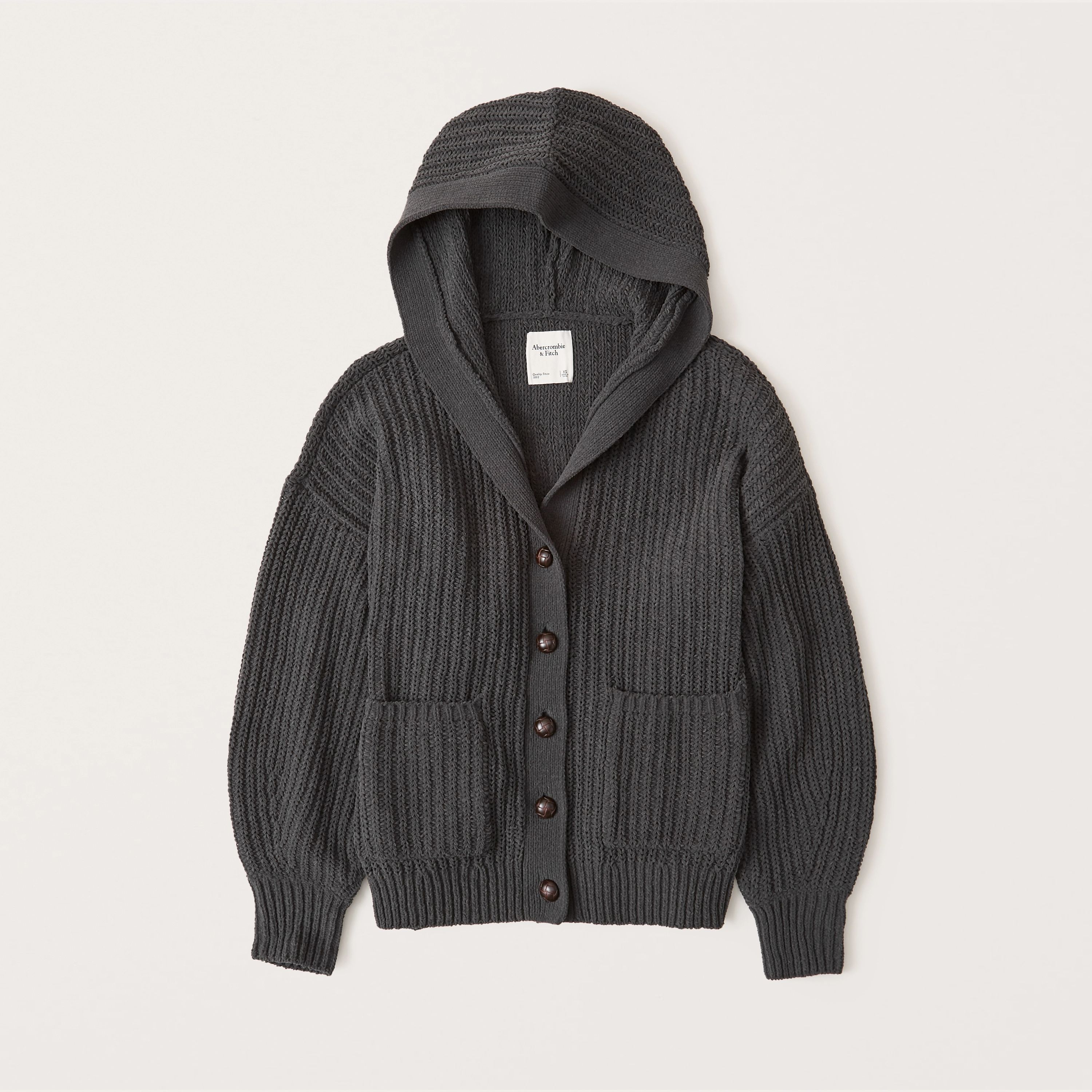 Hooded Chenille Cardigan | Abercrombie & Fitch (US)