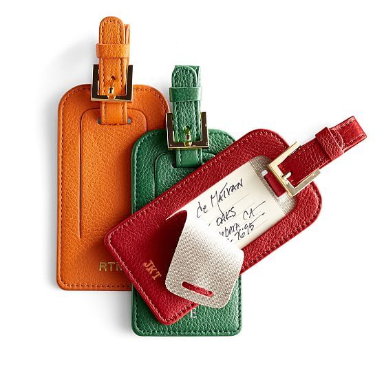 Leather Luggage Tag | Mark and Graham
