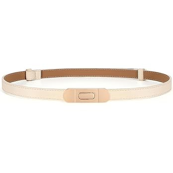SANSTHS Skinny Women Belt Thin Women Belt for Dresses Coats Jeans Adjustable Belts for Women with... | Amazon (US)