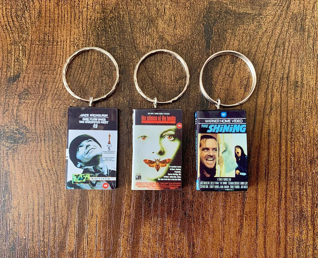 Miniature VHS Movie Keyring | ANY Movie You Like | Novelty 80s Film Gift Keychain | Secret Santa | B | Etsy (US)