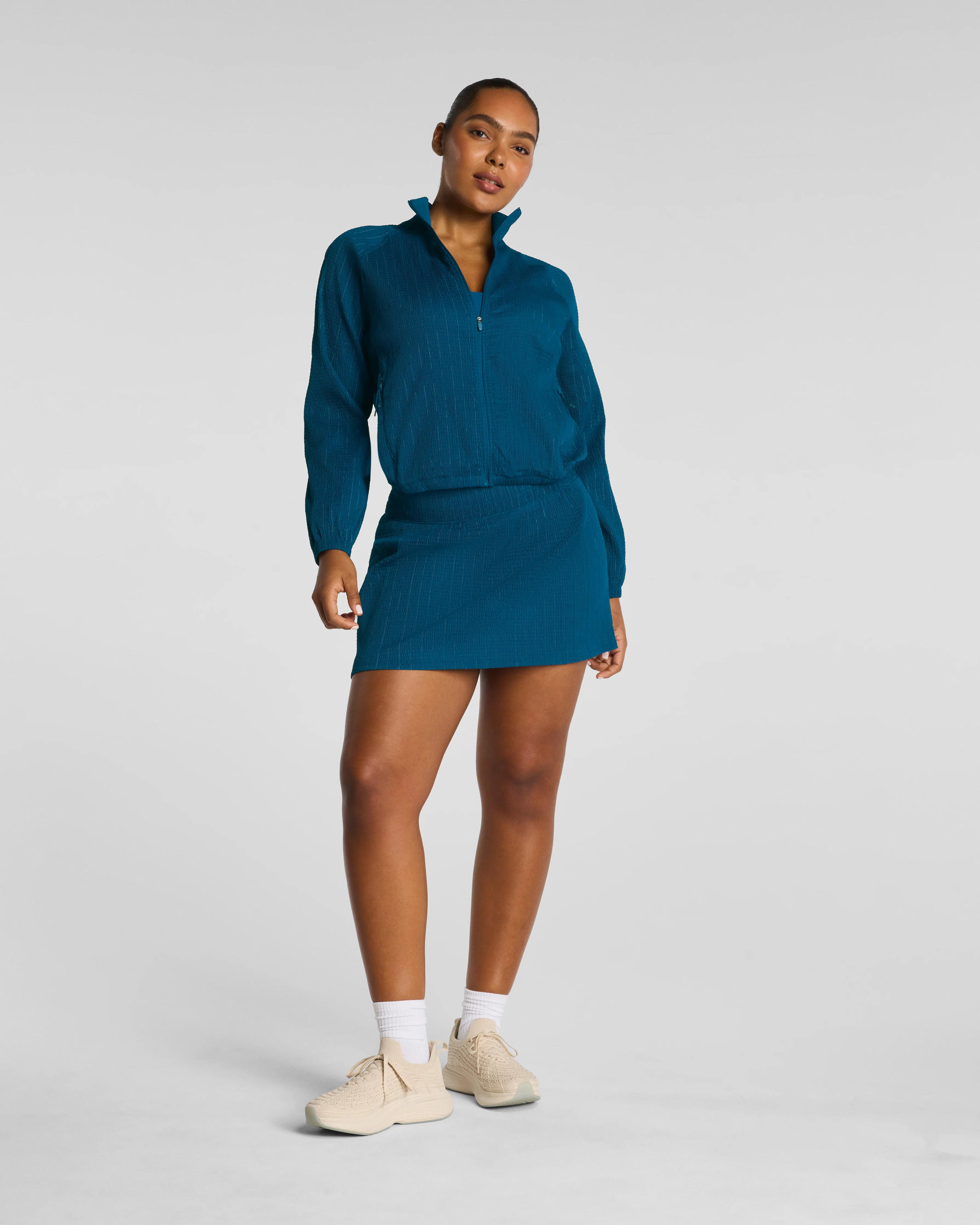 SPANXshape™ BoostUpGlow Weave Skort, 14" | Spanx