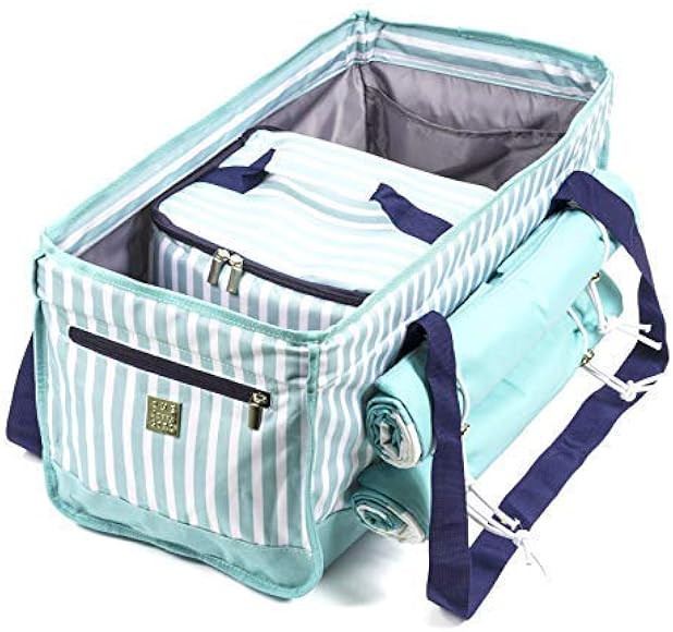 Savvy Outdoors Beach Canvas Tote Bag with Beach Towel Set and Cooler Bag, Oversized Waterproof Ba... | Amazon (US)