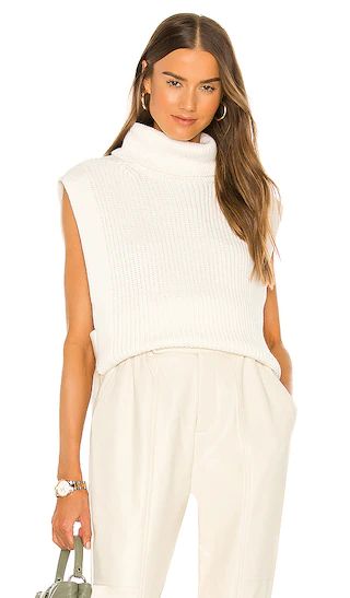 Collin Turtleneck Pullover in Ivory | Revolve Clothing (Global)